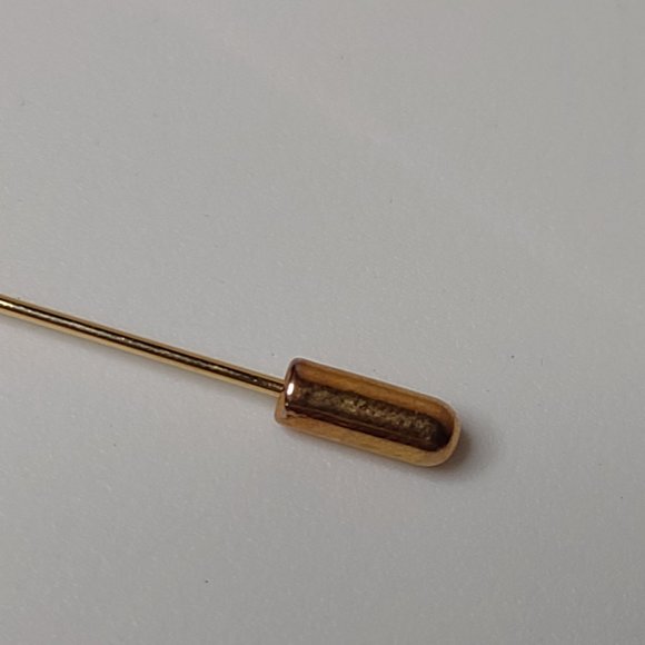 Red And Gold Tone Butterfly Stick Pin - Picture 7 of 14